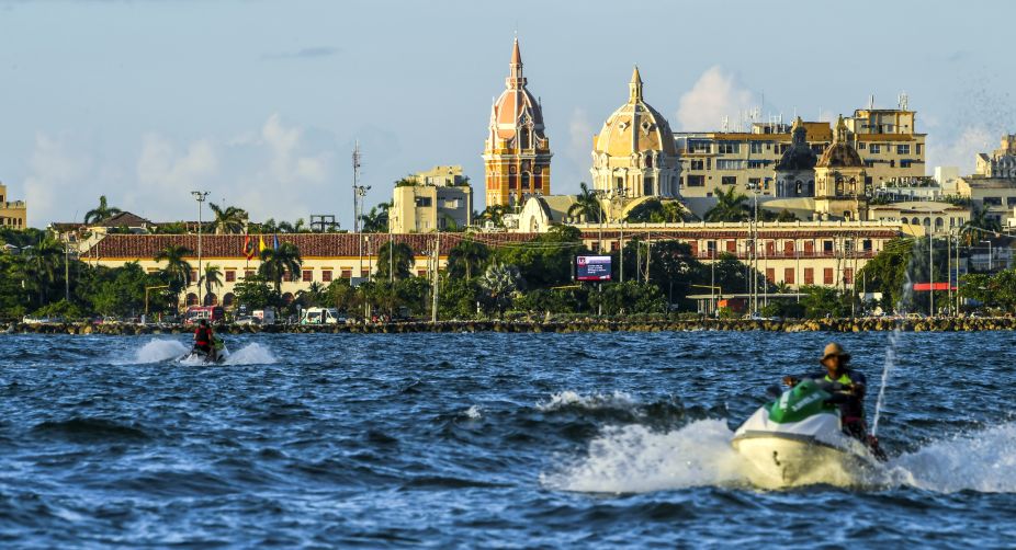 <span>View of the old city in Cartagena (Photo: Luis Acosta/AFP)</span> img