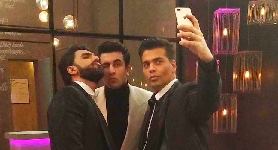 Making the unthinkable possible, Karan Johar brought Bollywood's two most desirable men on the couch together (PHOTO: Twitter) img