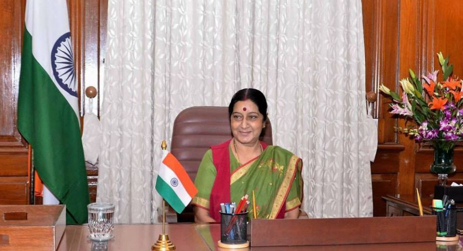 Sushma Swaraj leaves for Bangladesh on two-day visit