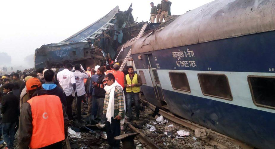 Horrific train disaster near Kanpur kills 120
