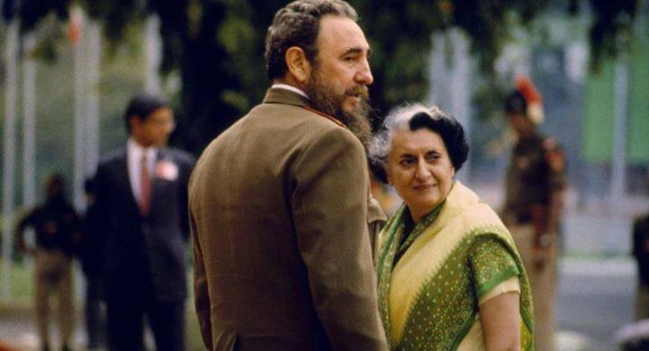 When Castro gave a bear hug to a surprised Indira Gandhi