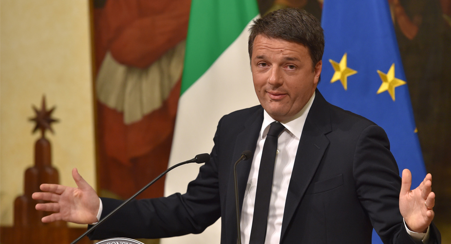 Italian PM Matteo Renzi announces resignation