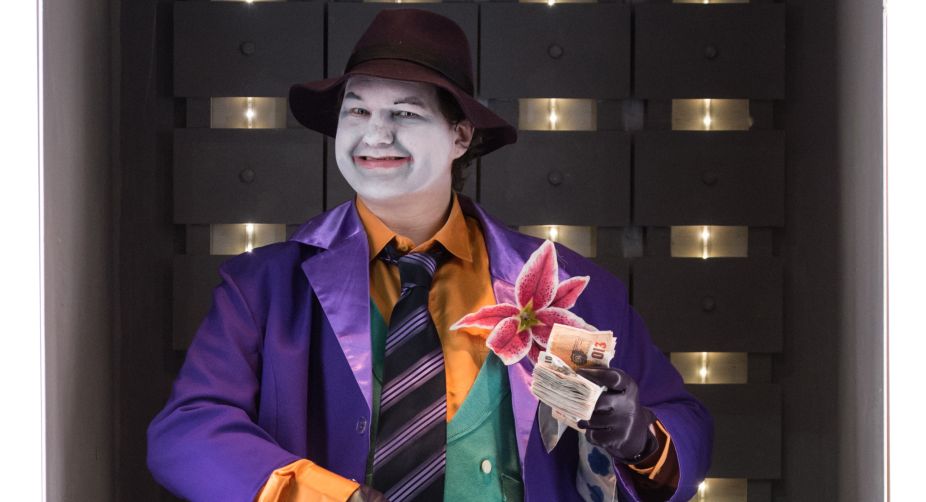 A science fiction fan dressed as the Joker from the 1989 film 'Batman' attends the 'For the Love of Sci-fi' convention, in Manchester, north west England (Photo: Oli Scarff/AFP) img