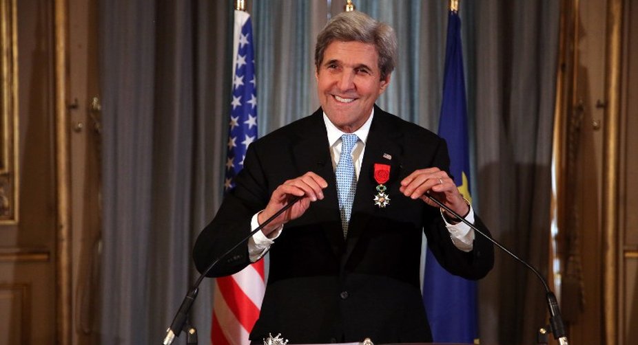Kerry awarded French Legion of Honor for peace-making
