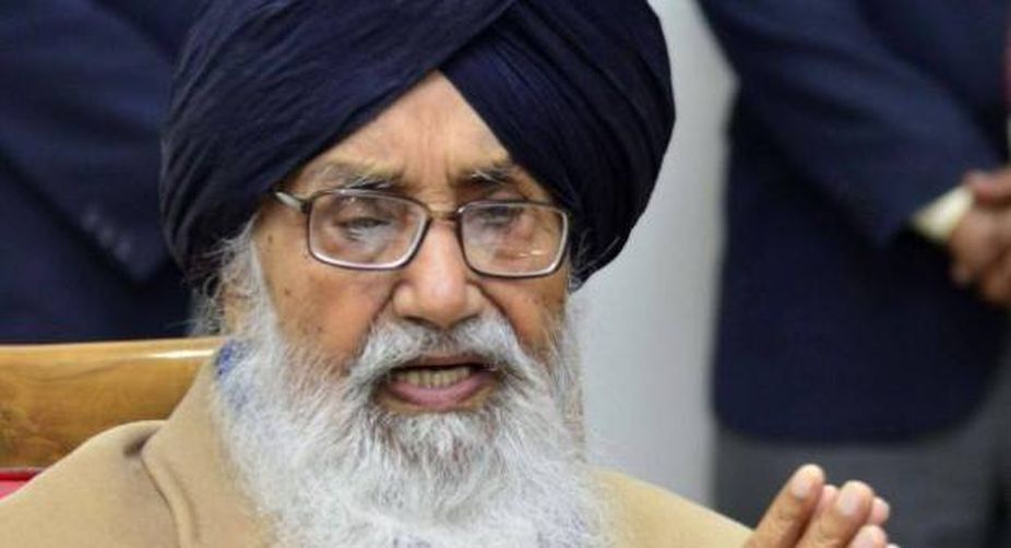 Badal takes aim at Congress over ‘infighting’ for tickets