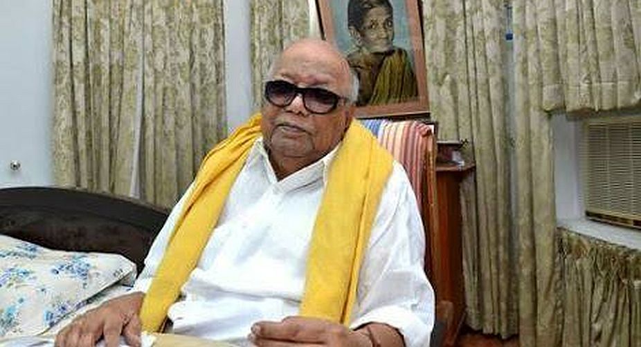Karuna continues to be under intensive care; Rahul visits him