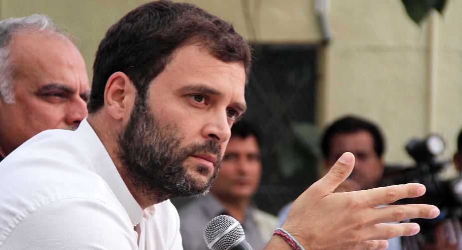 Rahul promises land and jobs for poor, Dalits