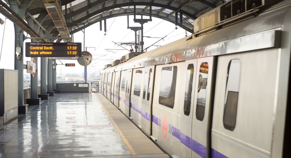 Longer waiting time on Delhi Metro’s Violet Line on Sunday