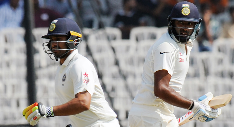 Chennai Test: India 582-5, Nair on verge of double ton