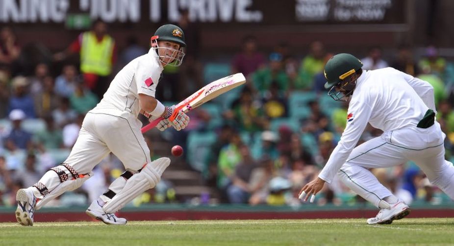 3rd Test: Warner, Renshaw tons put Australia on top against Pakistan