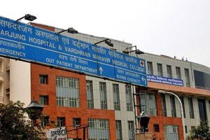 Dead body of infant girl found in a dustbin outside Delhi hospital