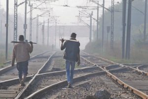 Two Railway gangmen killed while inspecting track