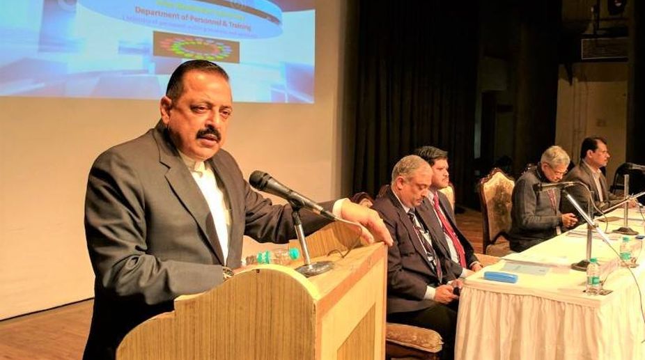 Criticising security forces exposes double standards of Kashmir politicians: Jitendra Singh