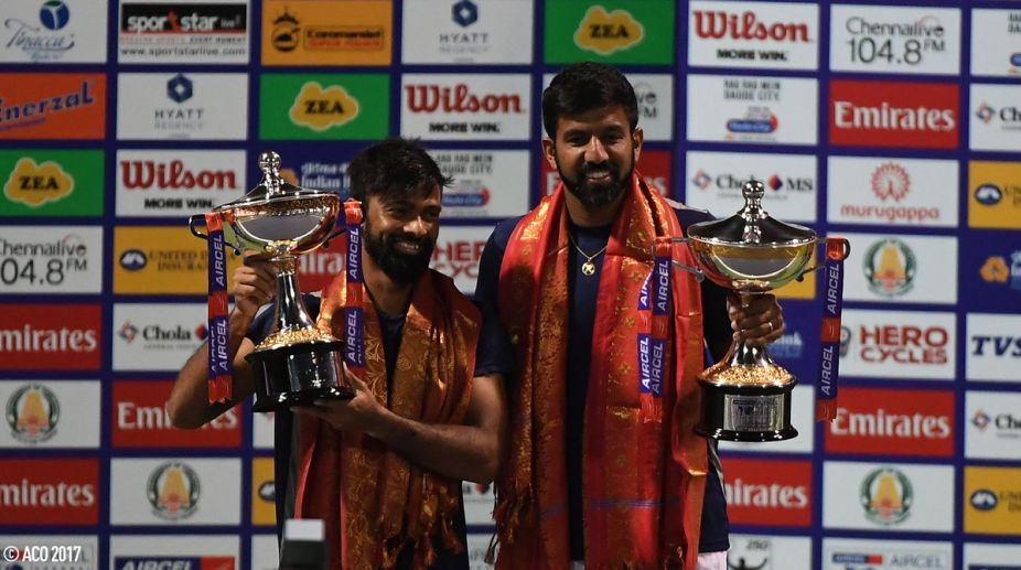 Bopanna-Jeevan clinch Chennai Open doubles trophy