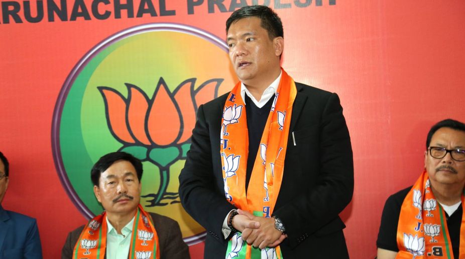 Khandu hits out at Congress for painting BJP as ‘anti-Christian’