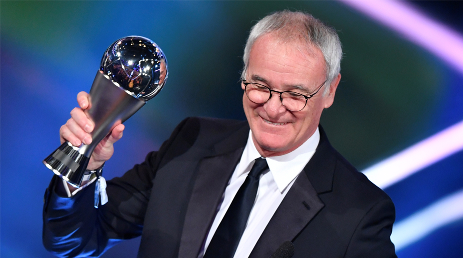 Claudio Ranieri wins Best FIFA Men’s Coach 2016 gong