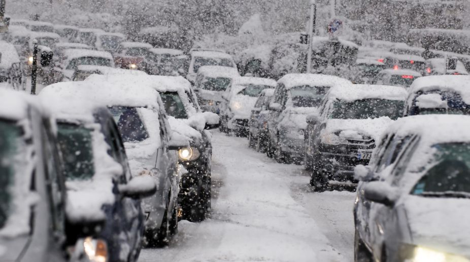Britain braces for snow storms, severe weather warnings issued