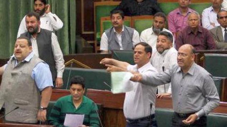 Opposition members stage walk out from J-K assembly