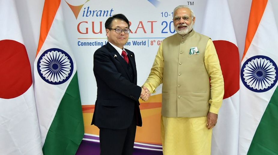 Japanese Industry Minister meets PM Modi