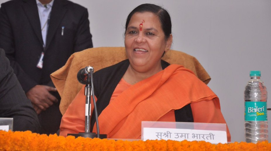 Uma Bharti saved from Cabinet axing by RSS?