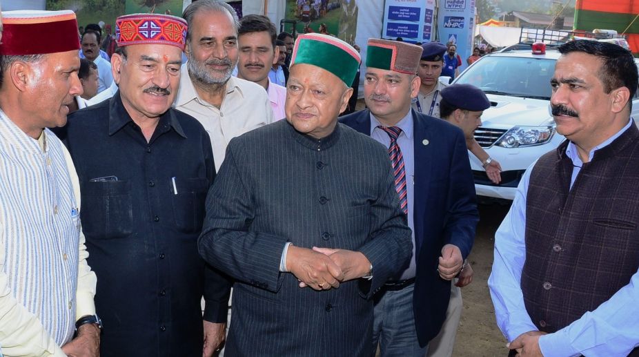 Virbhadra Singh files nomination from Arki constituency