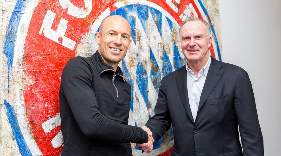 Bayern Munich winger Robben signs contract extension