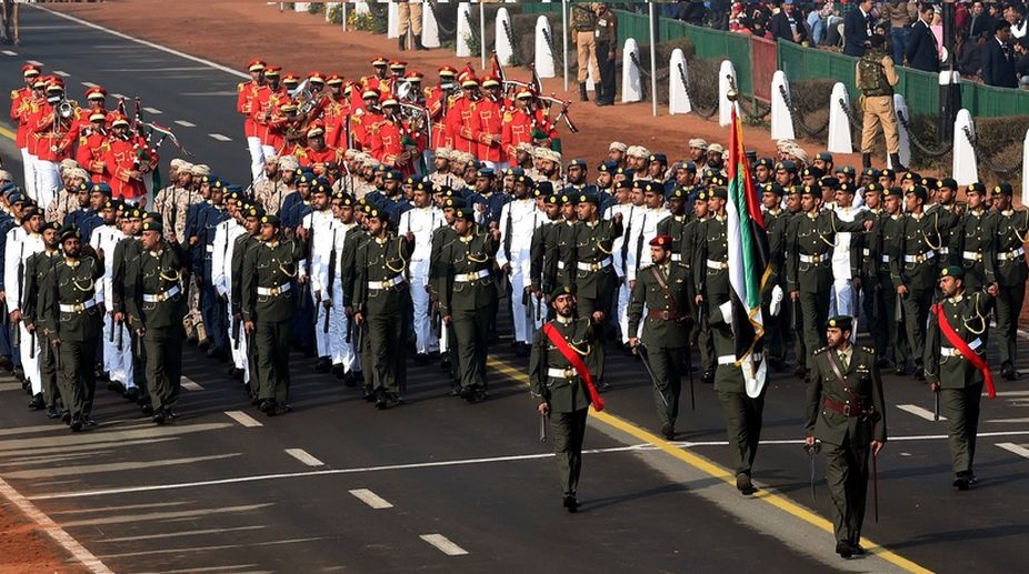 UAE military takes part in Republic Day parade