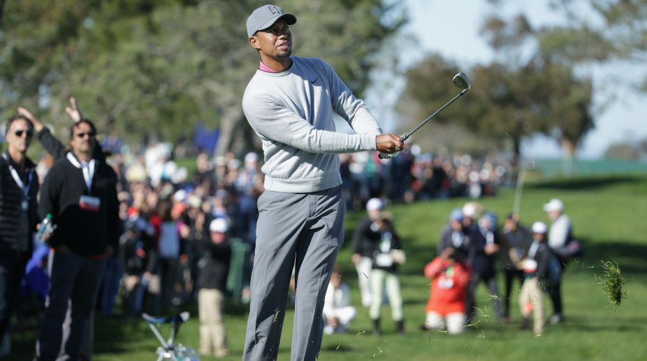 Woods frustrated after missed cut at Torrey Pines