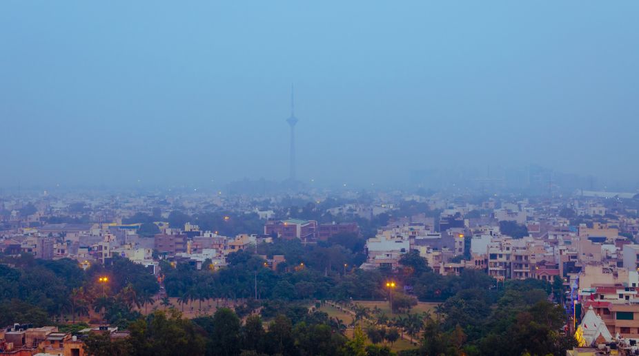 Misty, humid Thursday in Delhi