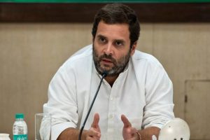 Rahul Gandhi accuses PM Modi of giving scripted interviews