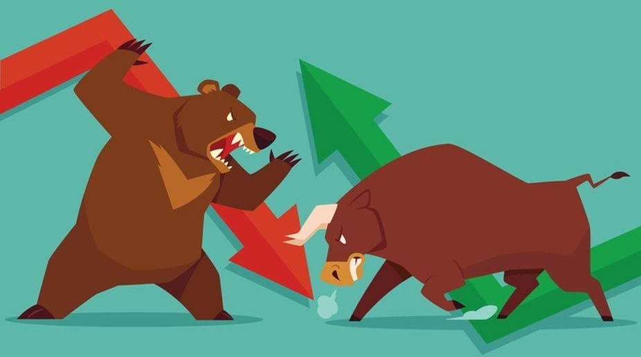 Sensex, Nifty close down; Realty stocks shine