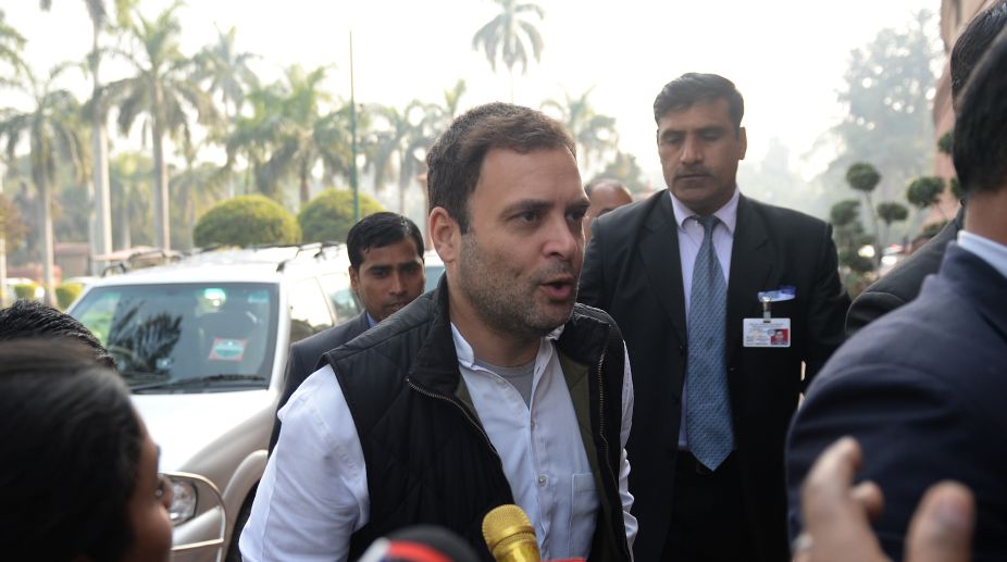 Modi’s raincoat barb an insult to nation: Rahul Gandhi