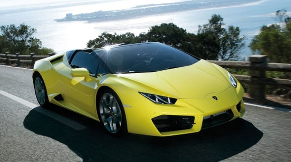 Lamborghini Huracan RWD Spyder launched at Rs.3.45 Crore