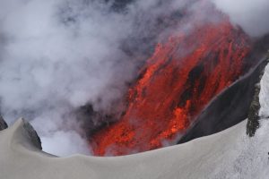 Volcano erupts in Japan, triggers avalanche