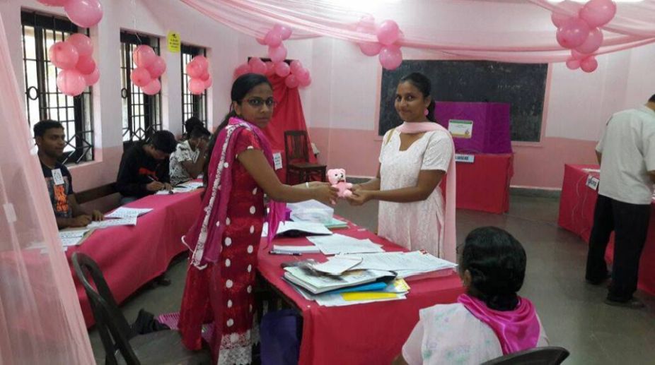 First time female voters given teddy bears in Goa polls
