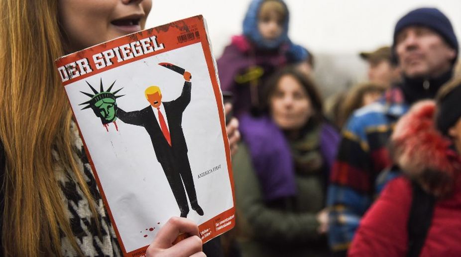 Trump beheading Statue of Liberty cover sparks criticism