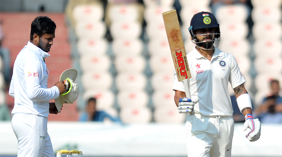 Hyderabad Test, Day 1: Vijay, Kohli power India to 356/3 at stumps