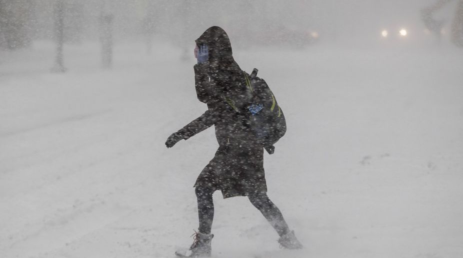 Powerful winter storm affects Northeast US