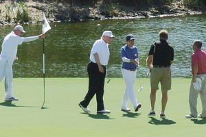 Trump hits golf course with Senator Rand Paul