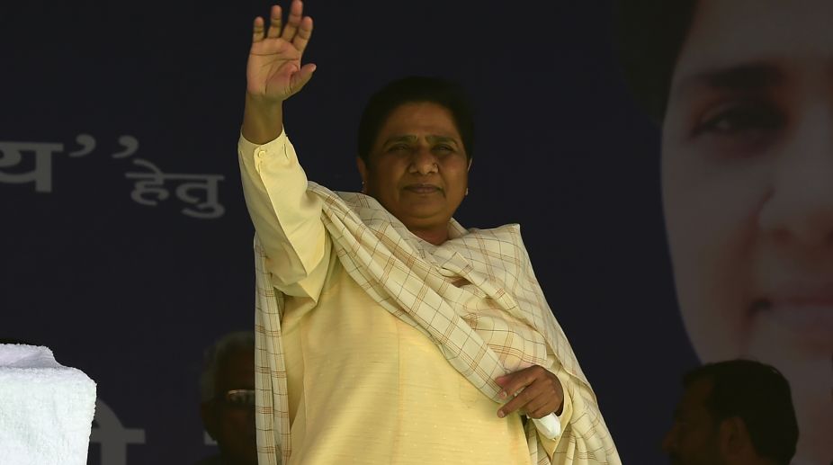 Mayawati casts vote in Lucknow, claims victory