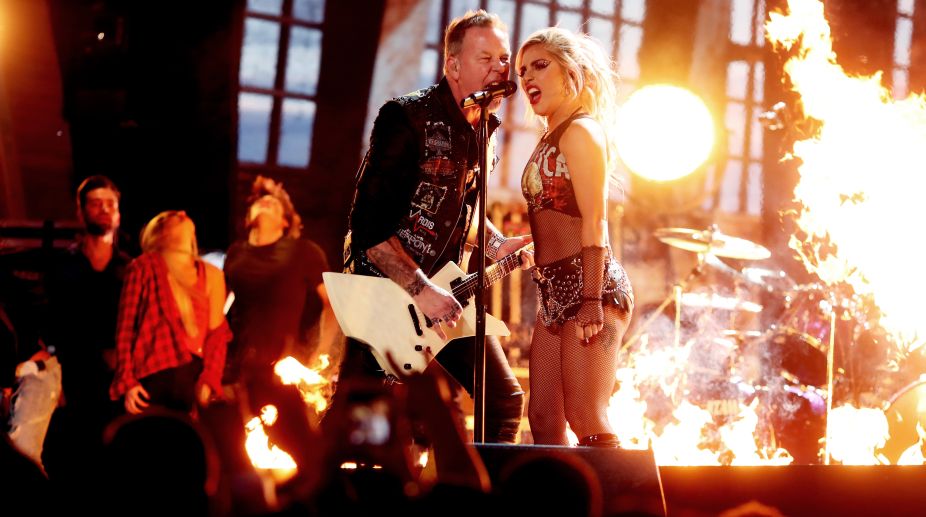 Lady Gaga, Metallica rock Grammys despite technical glitch