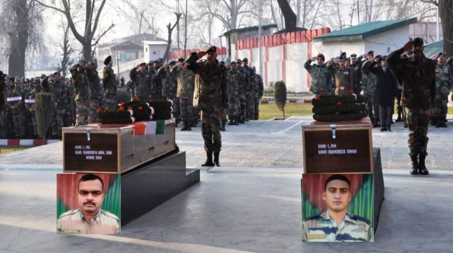 Army pays tributes to Kulgam encounter martyrs