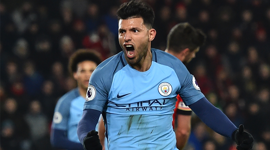 Aguero is ‘happy’ at Manchester City, says Pep Guardiola