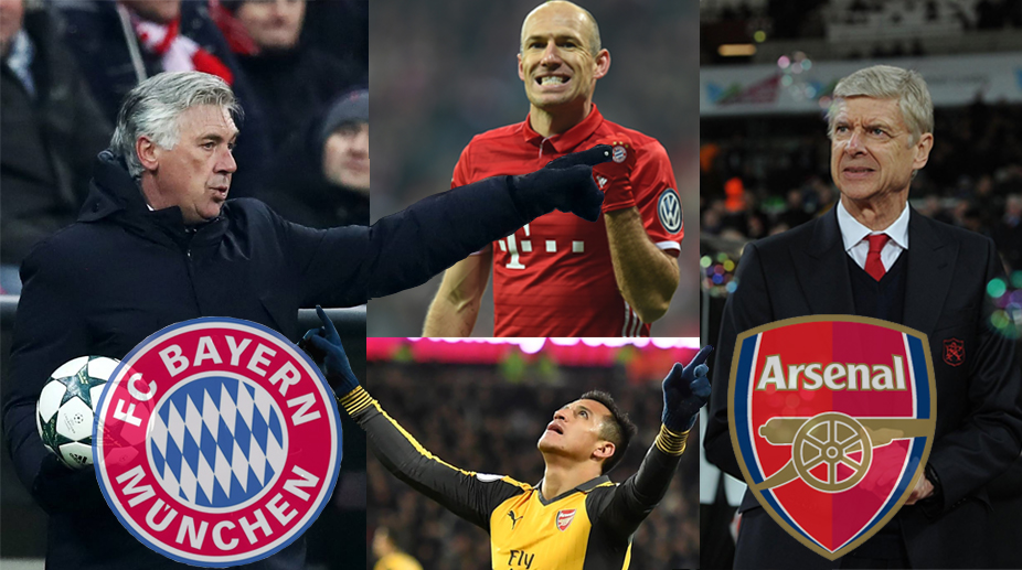 Champions League Preview: Bayern Munich face familiar foes Arsenal 