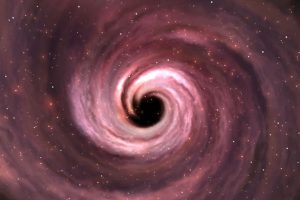 Black hole found producing fuel for star formation