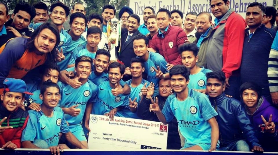 Wills Youth Club win Dehradun football league