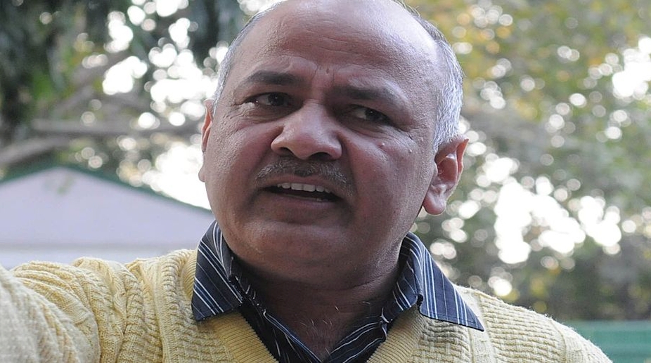 Sisodia faces protest while flagging off new buses