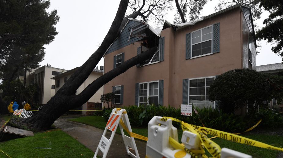 1 dead, others stranded as storm lashes California