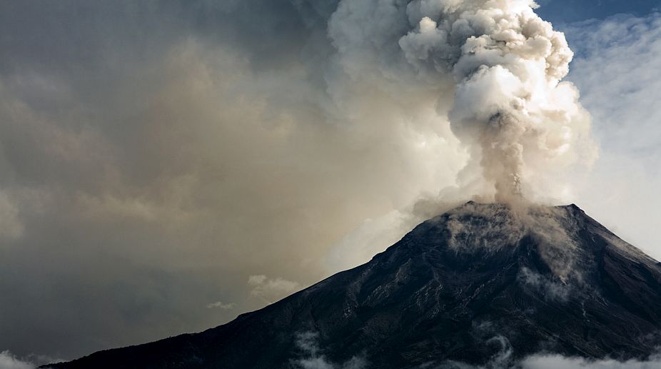 India’s only active volcano erupted