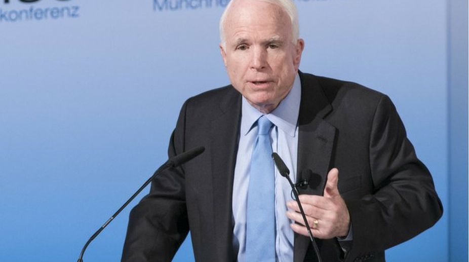 John McCain slams Trump without using his name
